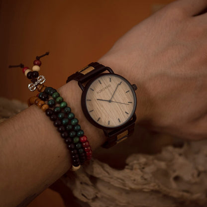 Funki Findz | Watches | Men's Wood Quartz Wristwatch | Gift