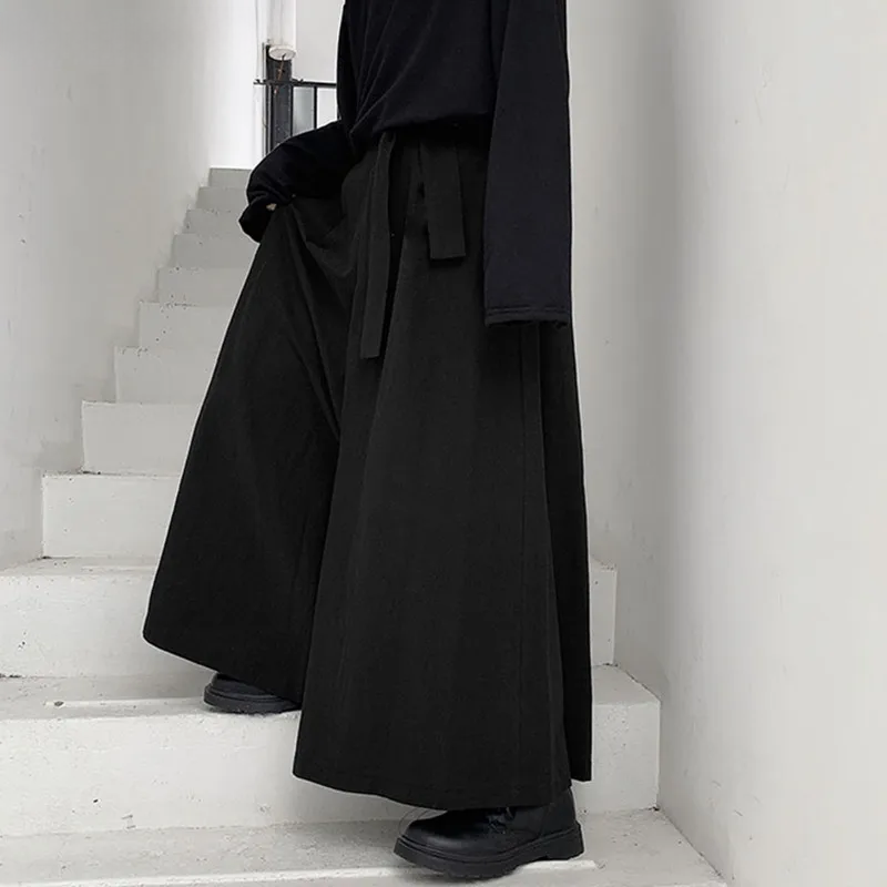 Funki Findz | Skirts | Men's Japanese Style Wide Leg Skirt Pants