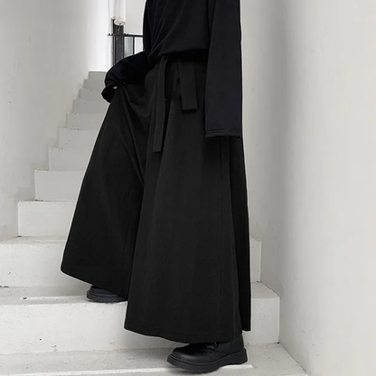 Funki Findz | Skirts | Men's Japanese Style Wide Leg Skirt Pants