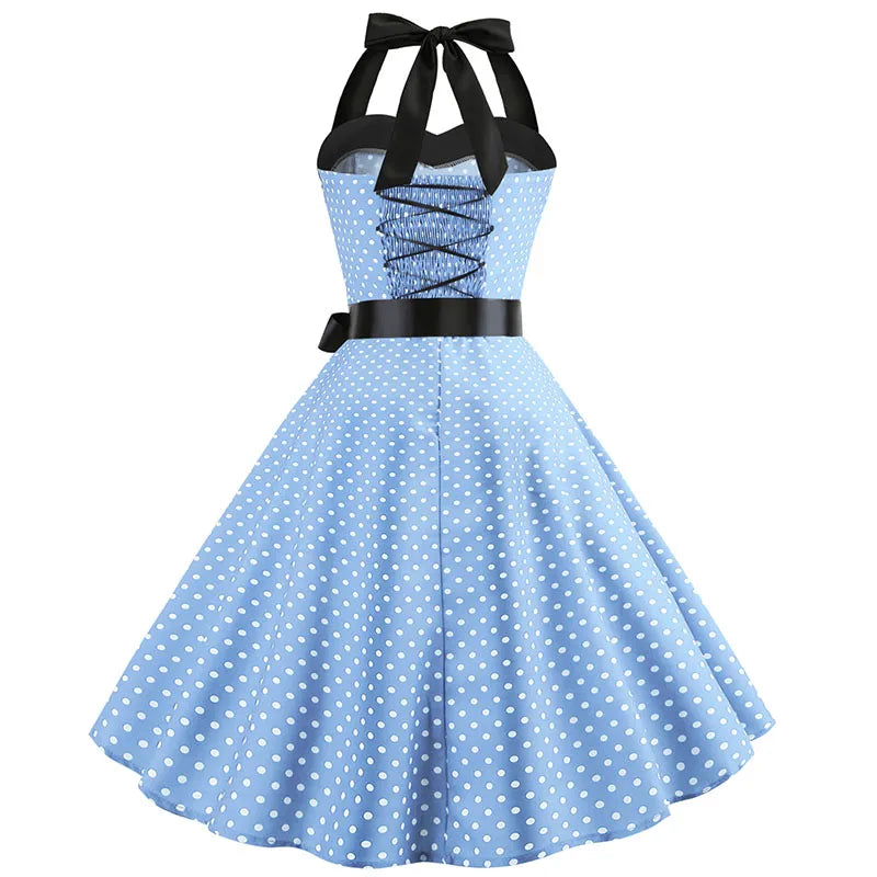 Funki Findz | Dresses | Women's Rockabilly Swing Halter Dress