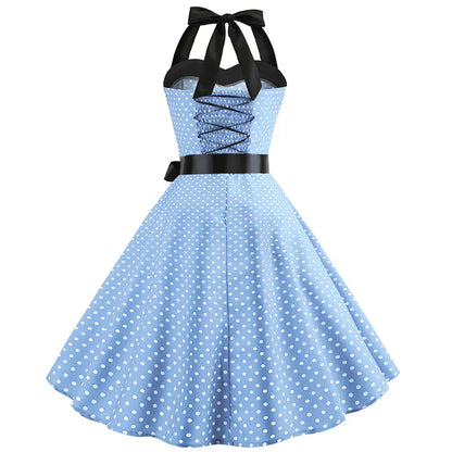 Funki Findz | Dresses | Women's Rockabilly Swing Halter Dress
