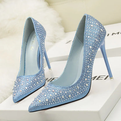 Funki Findz | Shoes | Women's Rhinestone Sparkly Prom Shoes