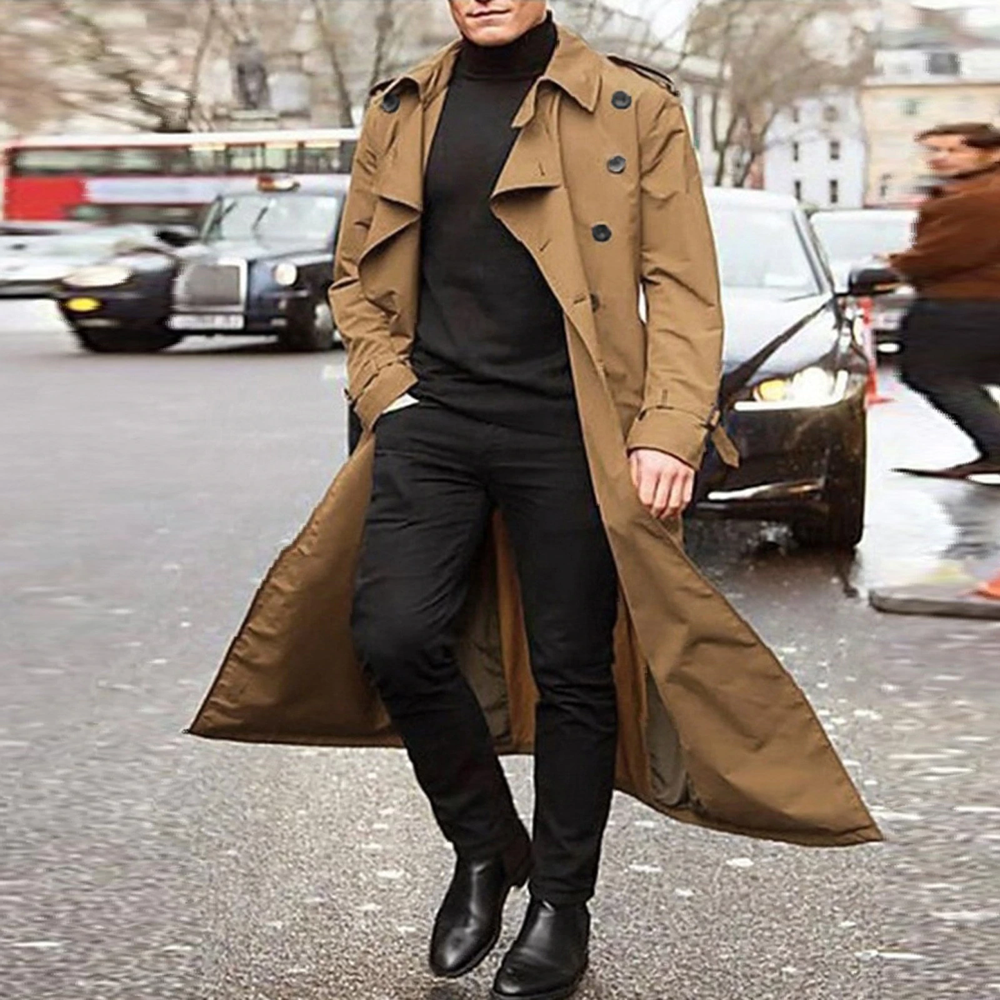 Funki Findz | Jackets | Men's Long Windbreak | Trench Coat