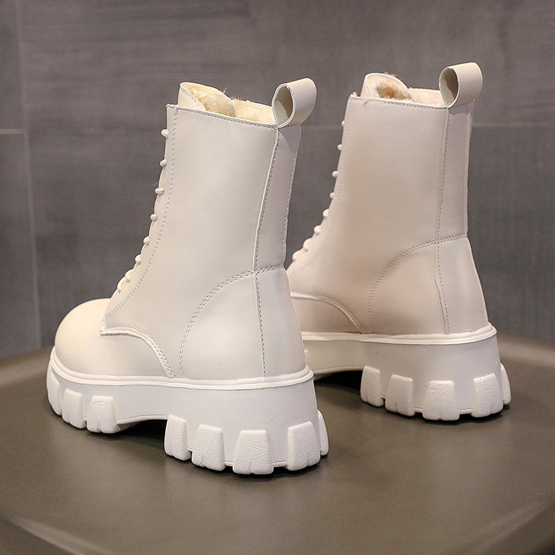 Funki Findz | Boots | Women's Lace-up Chunky Combat Boots