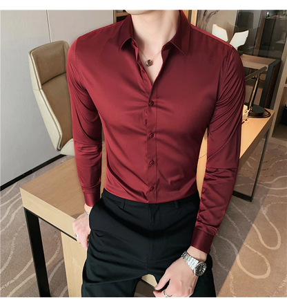Funki Findz | Shirts | Men's Slim Fit British Style Dress Shirt 7XL
