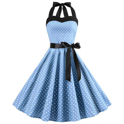 Funki Findz | Dresses | Women's Rockabilly Swing Halter Dress