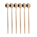 Funki Findz | Spoons | Stainless Steel Long Handled Spoons 6Pc