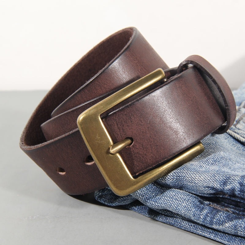 Funki Findz | Belts | Men's Vintage Handmade Rustic Leather Belt