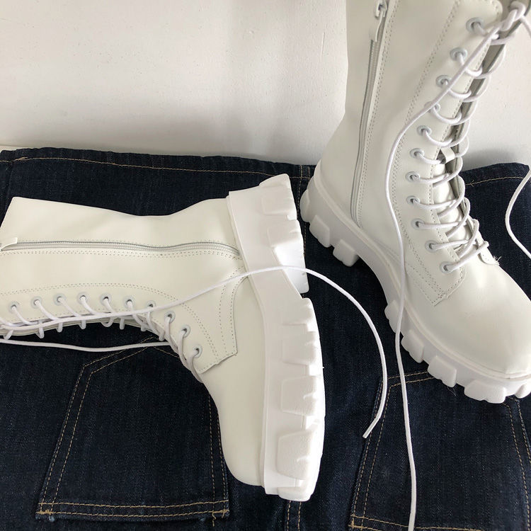 Funki Findz | Boots | Women's Lace-up Chunky Combat Boots