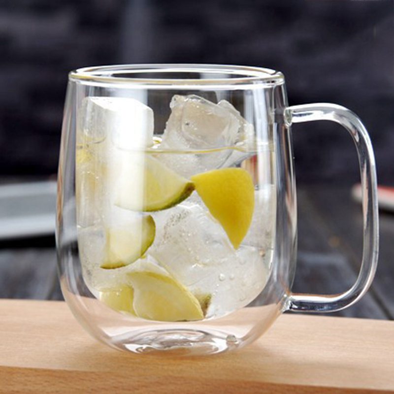 Funki Findz | Mugs | Double Wall Glass Mug | Coffee Cup