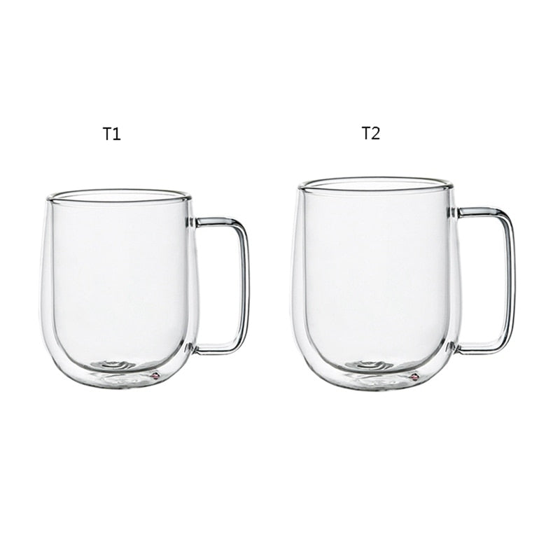 Funki Findz | Mugs | Double Wall Glass Mug | Coffee Cup