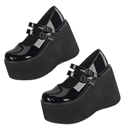 Funki Findz | Shoes | Women's Platform Wedge High Mary Janes