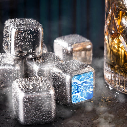 Funki Findz | Whisky Stones | Stainless Steel Ice Cubes Sets