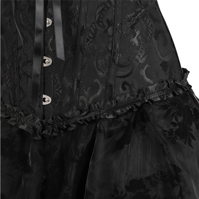 Funki Findz | Dresses | Women's Black Victorian Corset Dress