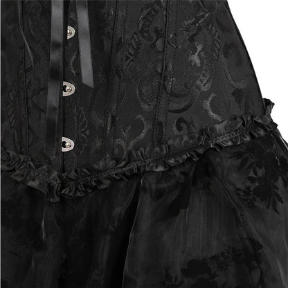 Funki Findz | Dresses | Women's Black Victorian Corset Dress