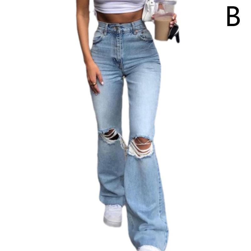 Funki Findz | Pants | Women's Vintage Ripped Bell Bottom Jeans