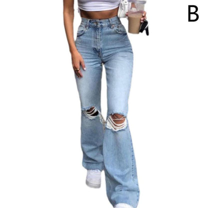 Funki Findz | Pants | Women's Vintage Ripped Bell Bottom Jeans