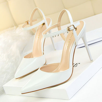 Funki Findz | Shoes | Women's Shiny Patent High Heel Slingback