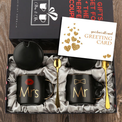 Funki Findz | Mugs | Mr and Mrs Coffee Mugs Bridal Gift-Set