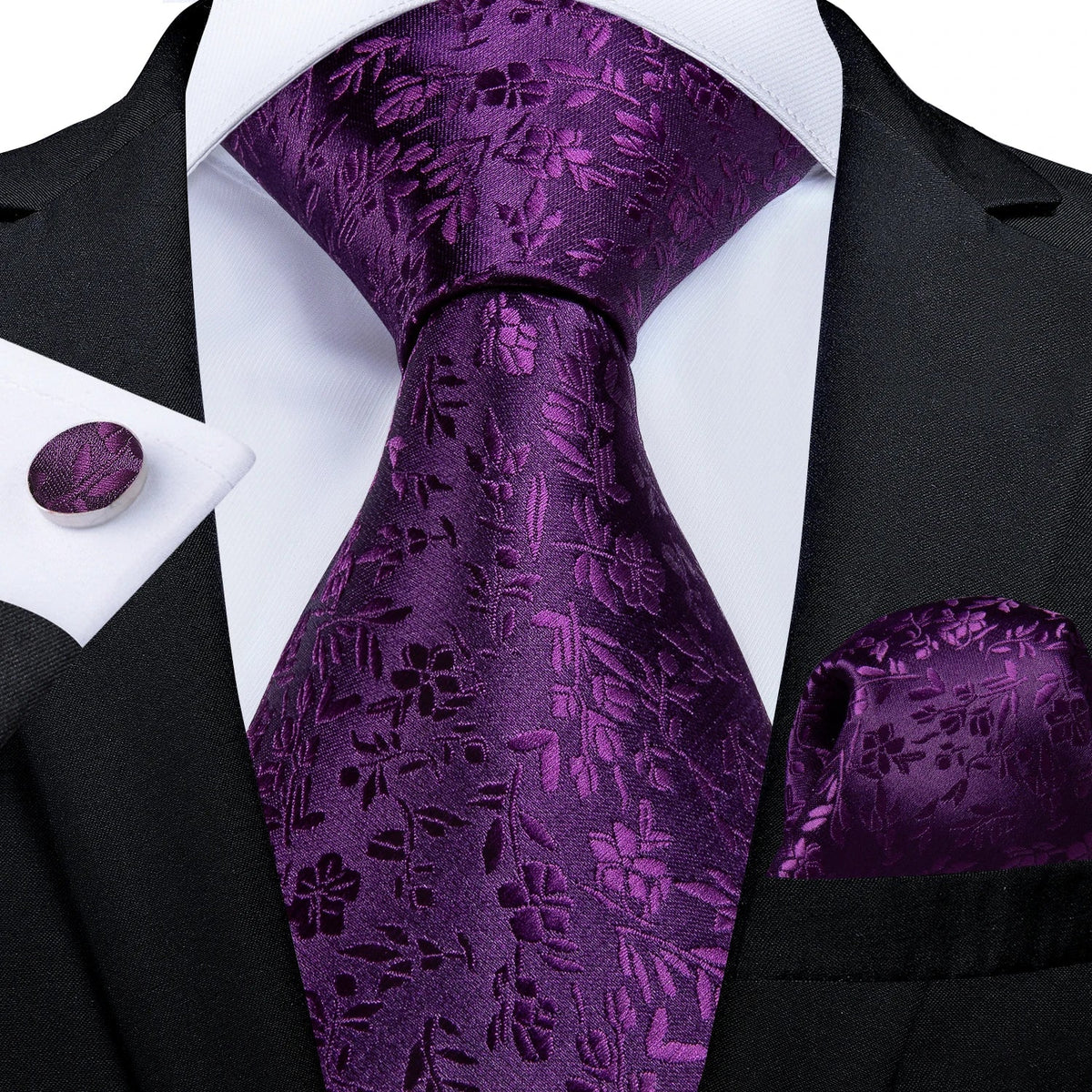 Funki Findz | Neckties | Men's 3Pcs Paisley Wedding Tie Sets