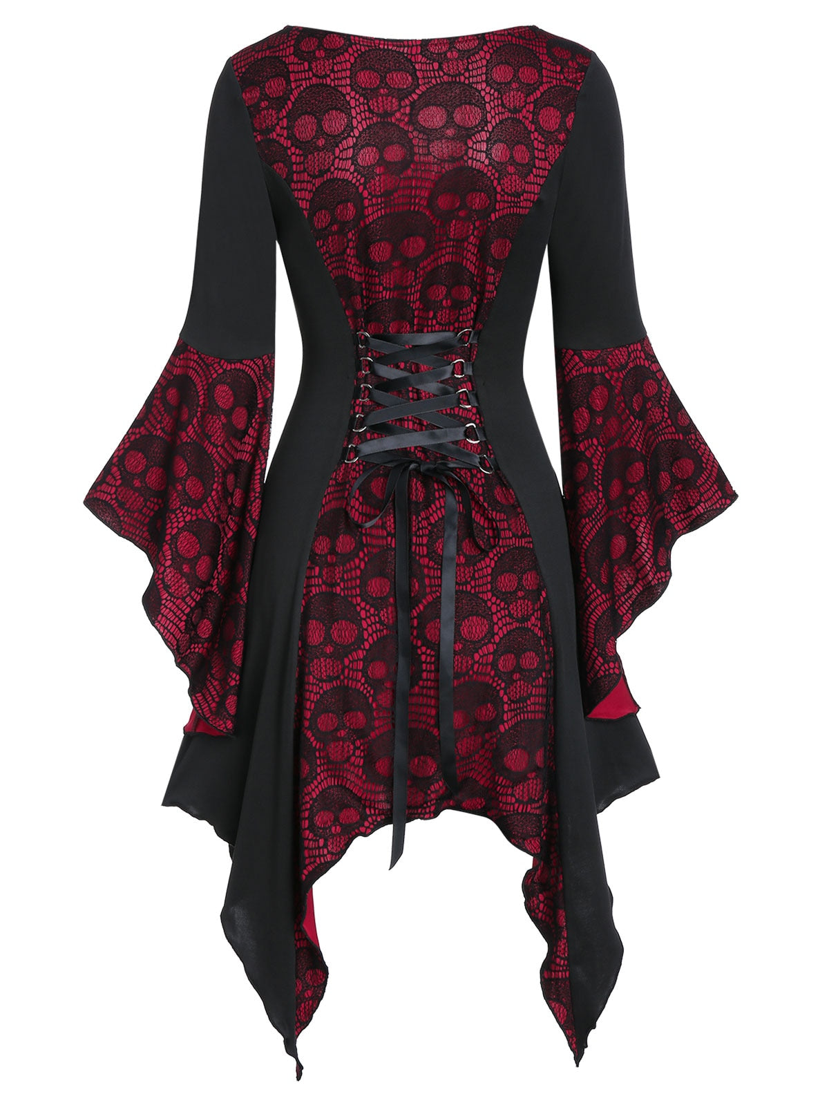 Funki Findz | Shirts | Women's Steampunk Skull Design Tunic Top