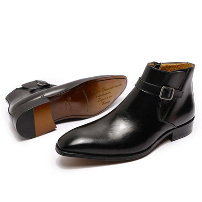 Funki Findz | Boots | Men's Genuine Leather Formal Dress Boots