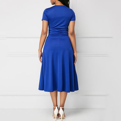 Funki Findz | Dresses | Women's High Waist Wrap Evening Dress