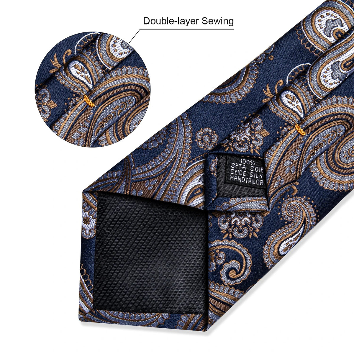 Funki Findz | Neck Ties | Men's Luxury 3Pcs Formal Tie Sets