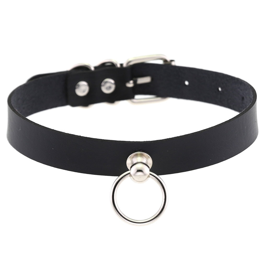 Funki Findz | Necklaces | Unisex Hip Hop PU Leather Choker