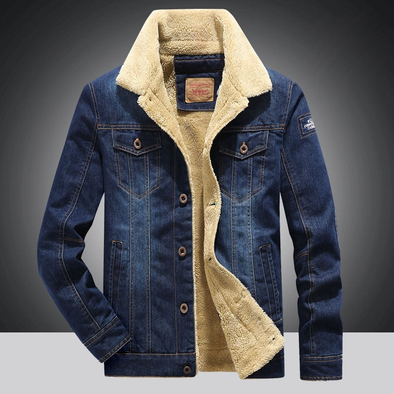 Funki Findz | Jackets | Men's Fleece Denim Trucker Jackets
