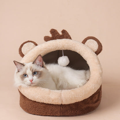 Funki Findz | Pet Beds | Cat Bed | Cat Cave | Warm Kitty House
