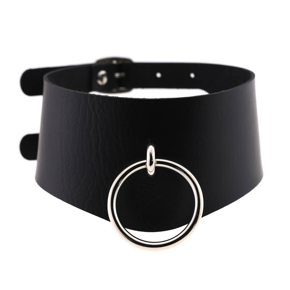 Funki Findz | Necklaces | Unisex Hip Hop PU Leather Choker