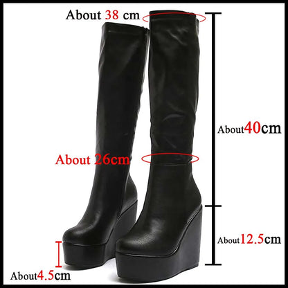 Funki Findz | Boots | Women's High Luxury Gothic Platform Boots