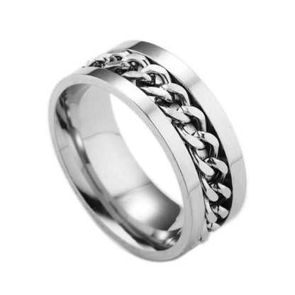 Funki Findz | Rings | Men's Moveable Ring | Stainless Steel Ring