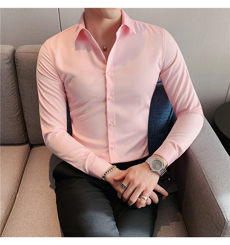 Funki Findz | Shirts | Men's Slim Fit British Style Dress Shirt 7XL