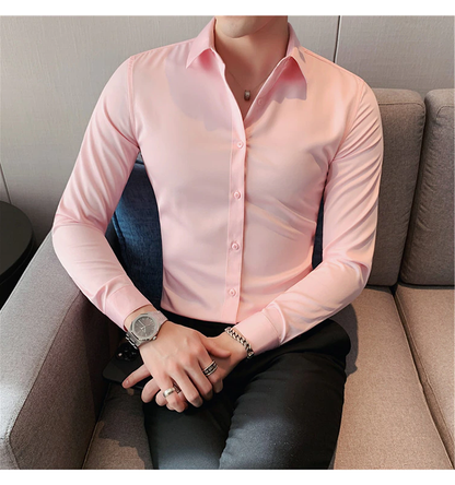 Funki Findz | Shirts | Men's Slim Fit British Style Dress Shirt 7XL