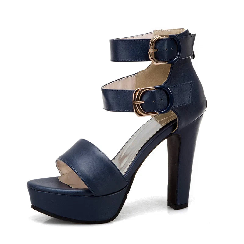 Funki Findz | Shoes | Women's High Strappy Platform Sandals