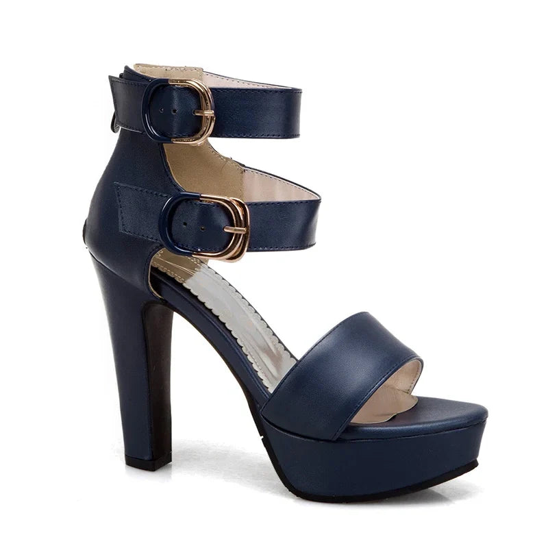 Funki Findz | Shoes | Women's High Strappy Platform Sandals
