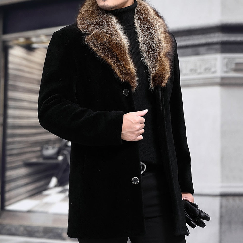 Funki Findz | Jackets | Men's Luxury Faux Fur Winter Jacket