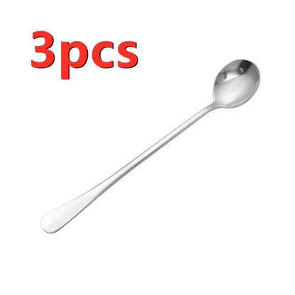 Funki Findz | Spoons | Stainless Steel Long Coffee Spoons 6Pcs