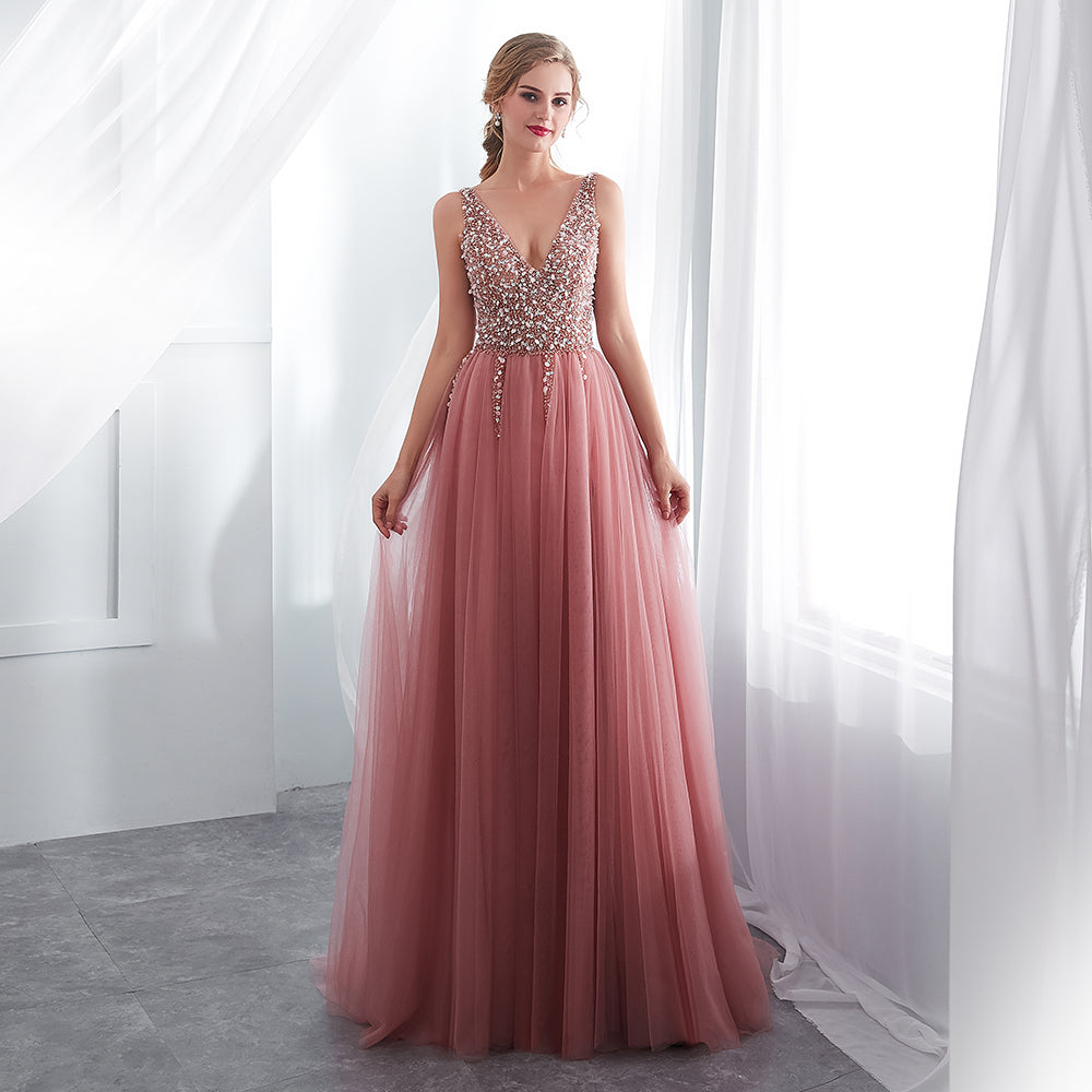 Funki Findz | Dresses | Women's Beaded  Evening Dress | Tulle
