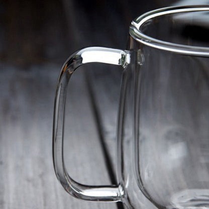 Funki Findz | Mugs | Double Wall Glass Mug | Coffee Cup