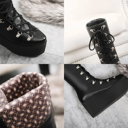 Funki Findz | Boots | Women's High Luxury Gothic Platform Boots