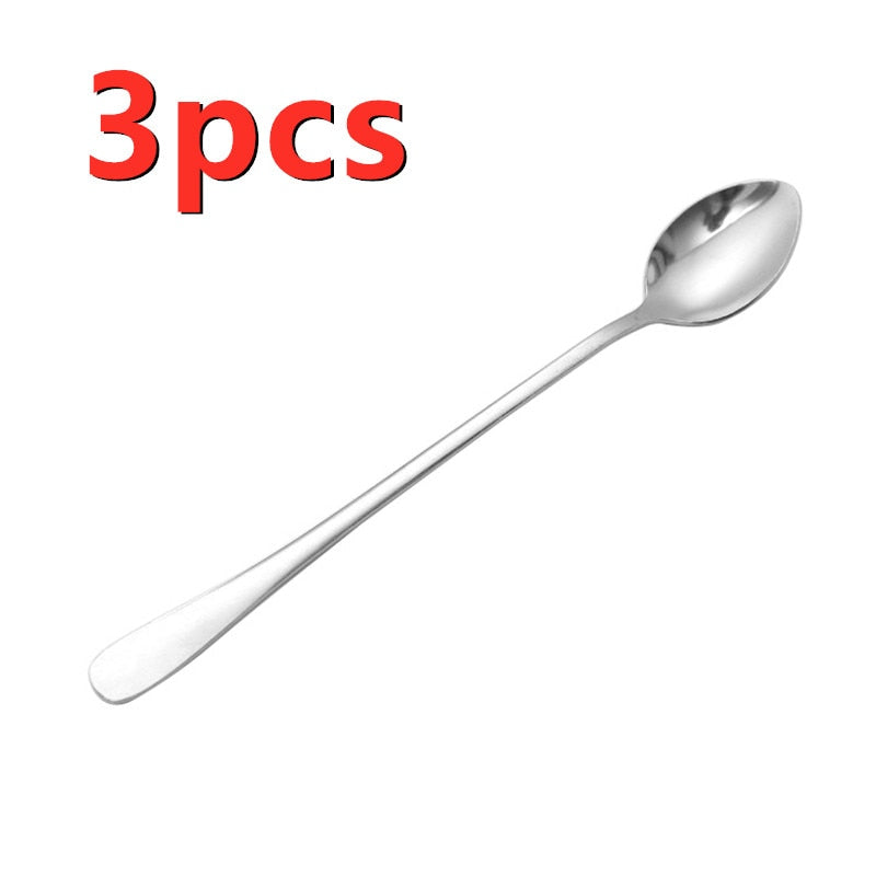Funki Findz | Spoons | Stainless Steel Long Coffee Spoons 6Pcs