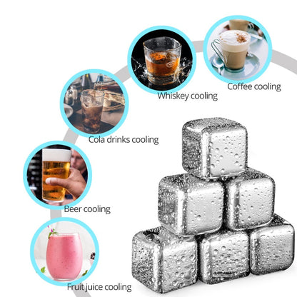 Funki Findz | Whisky Stones | Stainless Steel Ice Cubes Sets