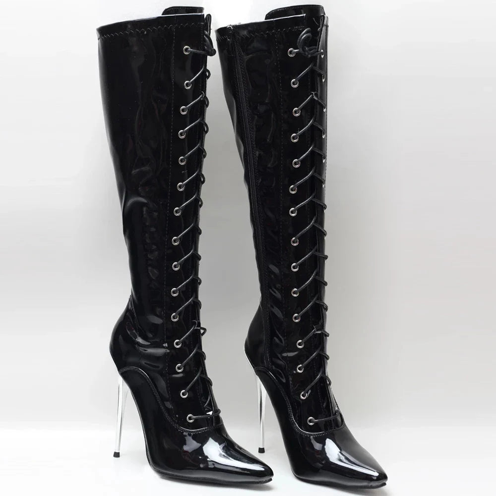 Funki Findz | Boots | Women's Super High Heel Stilettos Boots