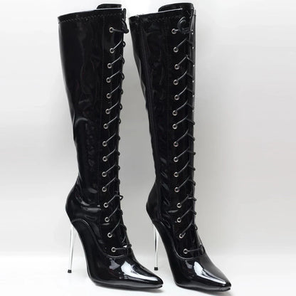 Funki Findz | Boots | Women's Super High Heel Stilettos Boots