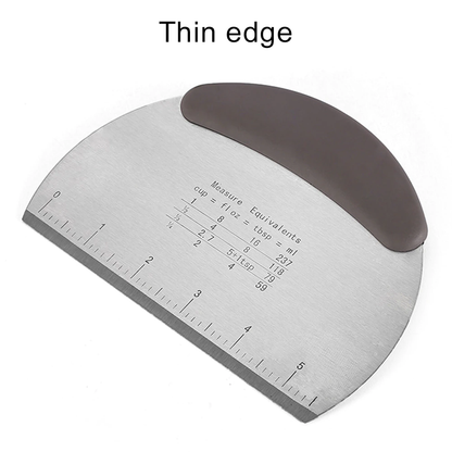 Funki Findz | Cooking Scrapers | Stainless Steel Dough Cutters