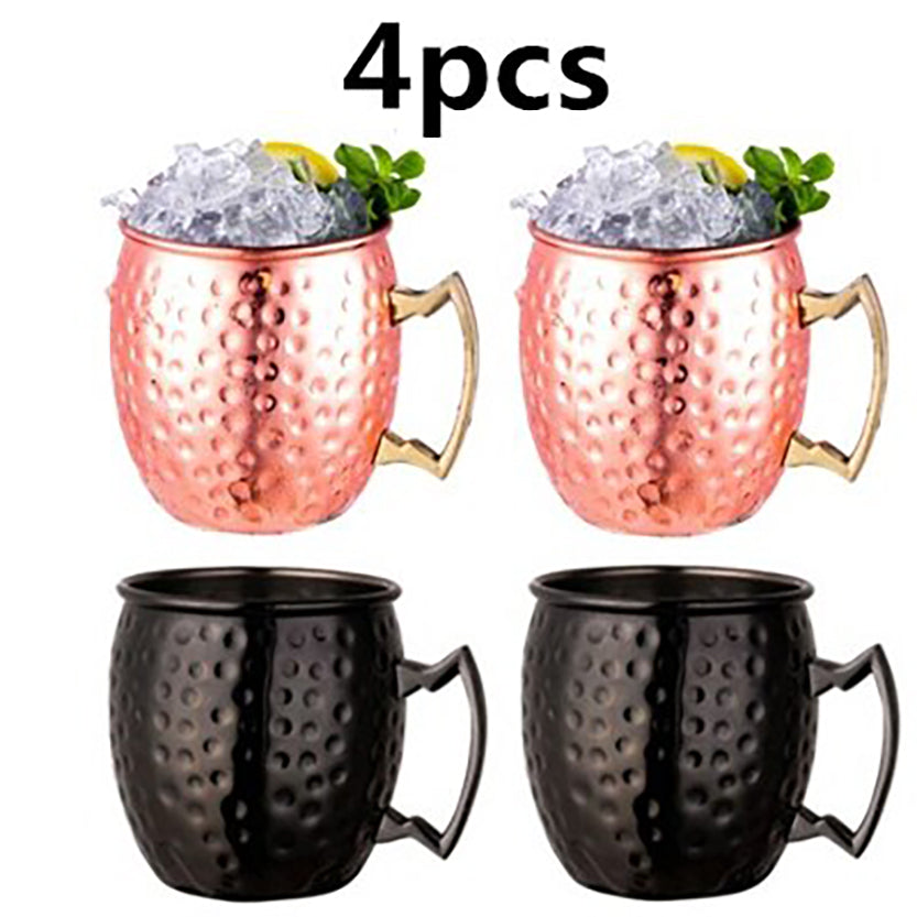 Funki Findz | Mugs | Moscow Mule 550ml Copper Mug Set Of 4