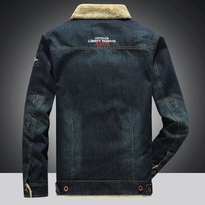 Funki Findz | Jackets | Men's Fleece Denim Trucker Jackets